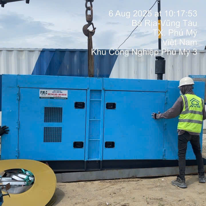Máy phát điện Denyo 150kVA tại Aston Phú Mỹ