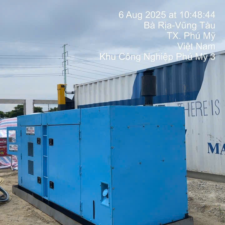 Máy phát điện Denyo 150kVA phục vụ công trình Aston Phú Mỹ