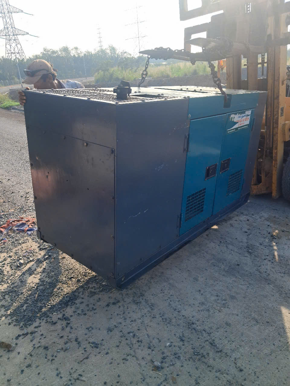Máy phát điện ISUZU 25kVA – PMC/G/07 tại cao tốc Bến Lức – Long Thành (đoạn Nhà Bè)