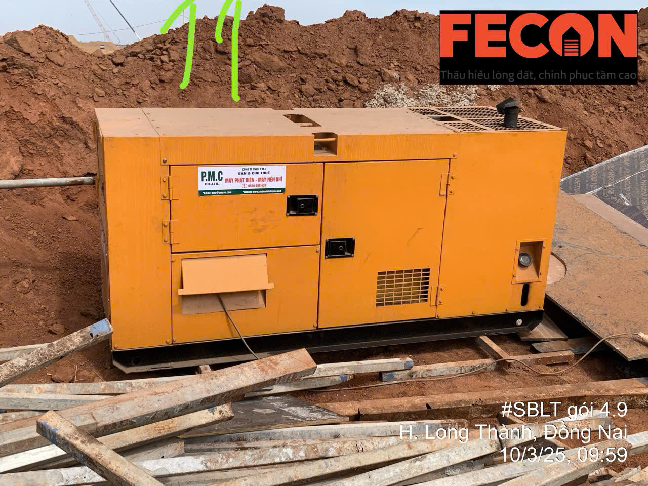 Máy phát điện Denyo 45/50kVA tại Sân bay Long Thành Đồng Nai