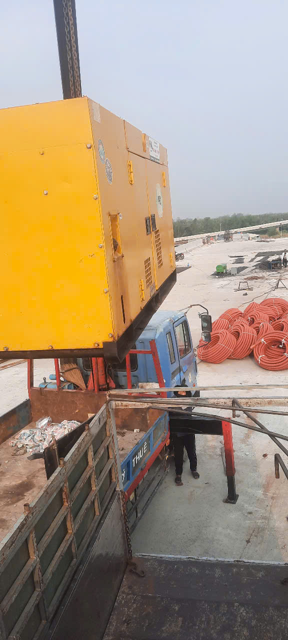 Máy phát điện Denyo 45/50kVA tại dự án Nhà Bè Q7