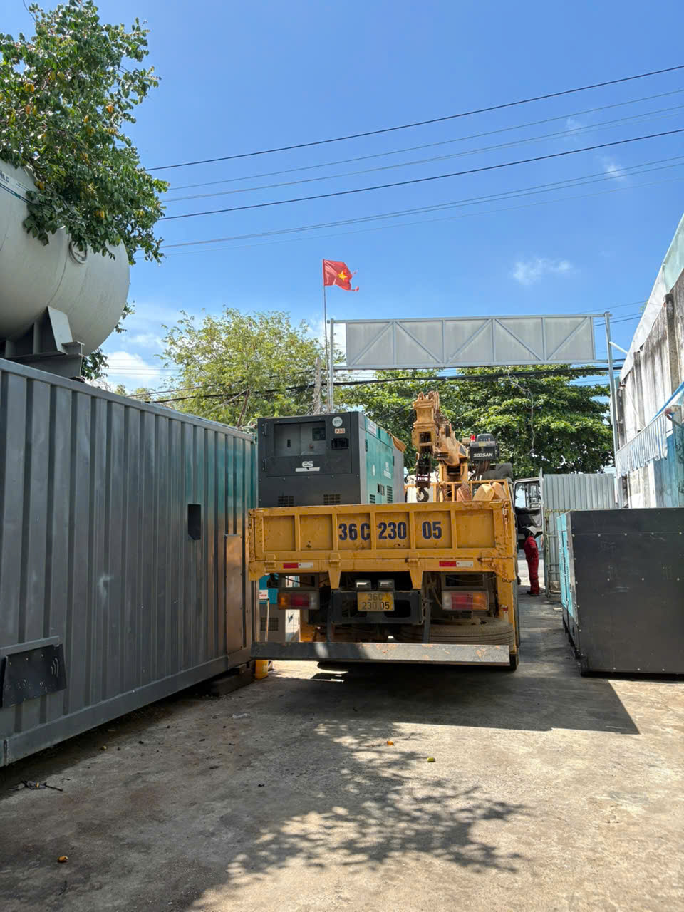 Máy phát điện Denyo (Hino) 50/60kVA tại Sân Bay Long Thành