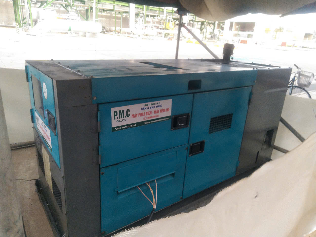 Cận cảnh máy phát điện Denyo 90kVA của PMC tại Long Sơn