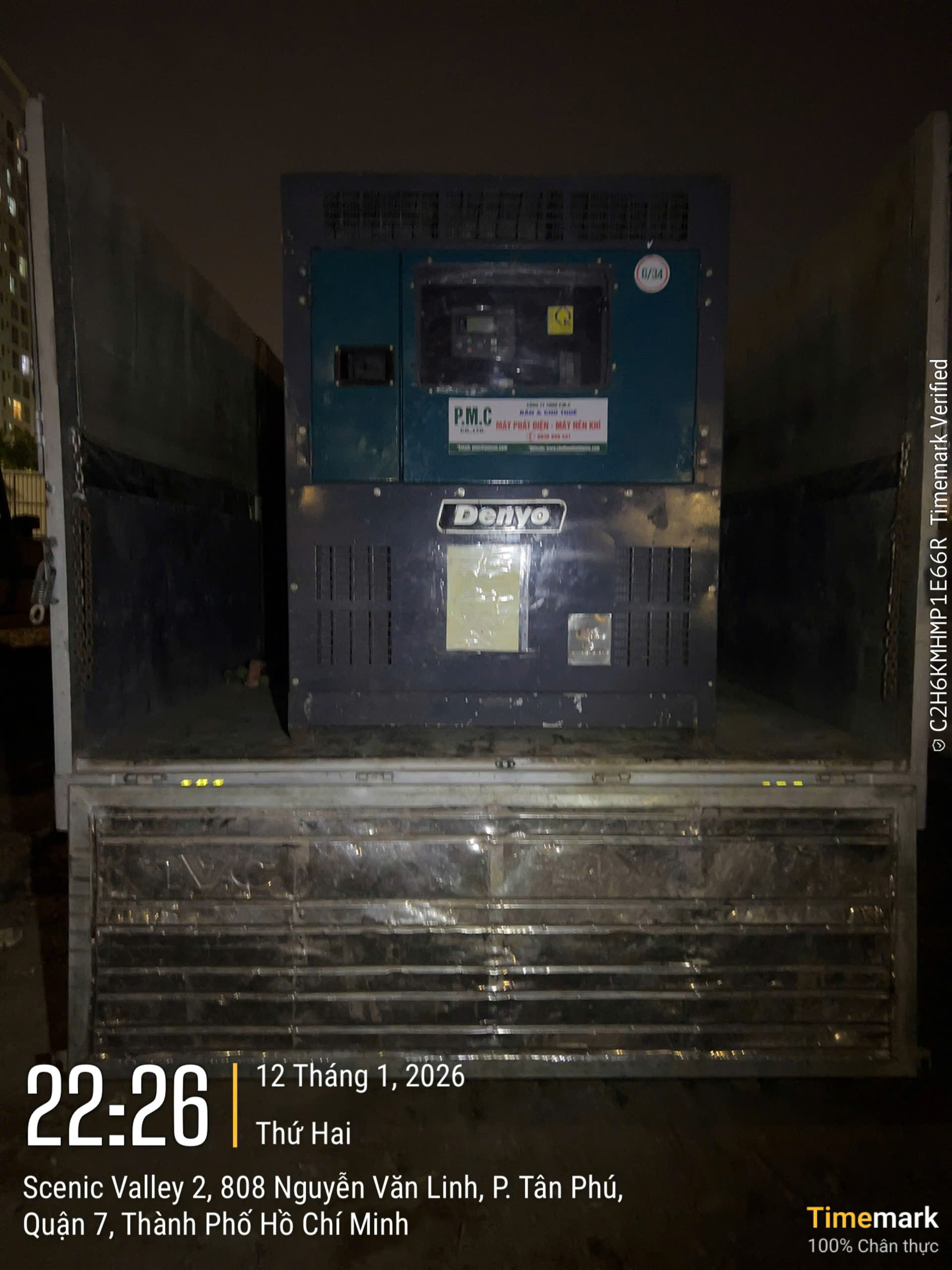 Máy phát điện Mitsubishi 250kVA (6D24) – PMC/G/34
