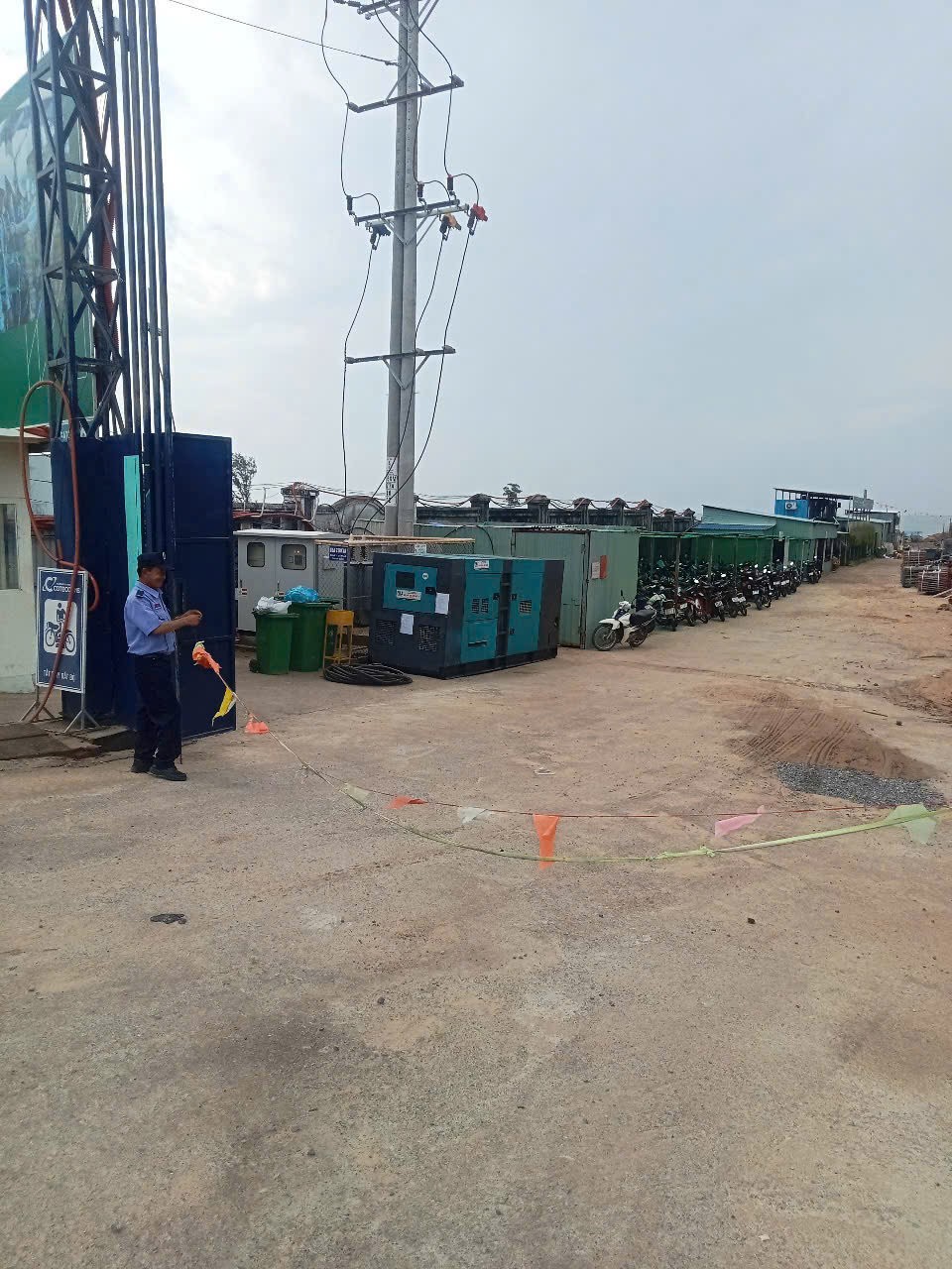 Máy phát điện Mitsubishi 300kVA tại dự án Ixora Hồ Tràm