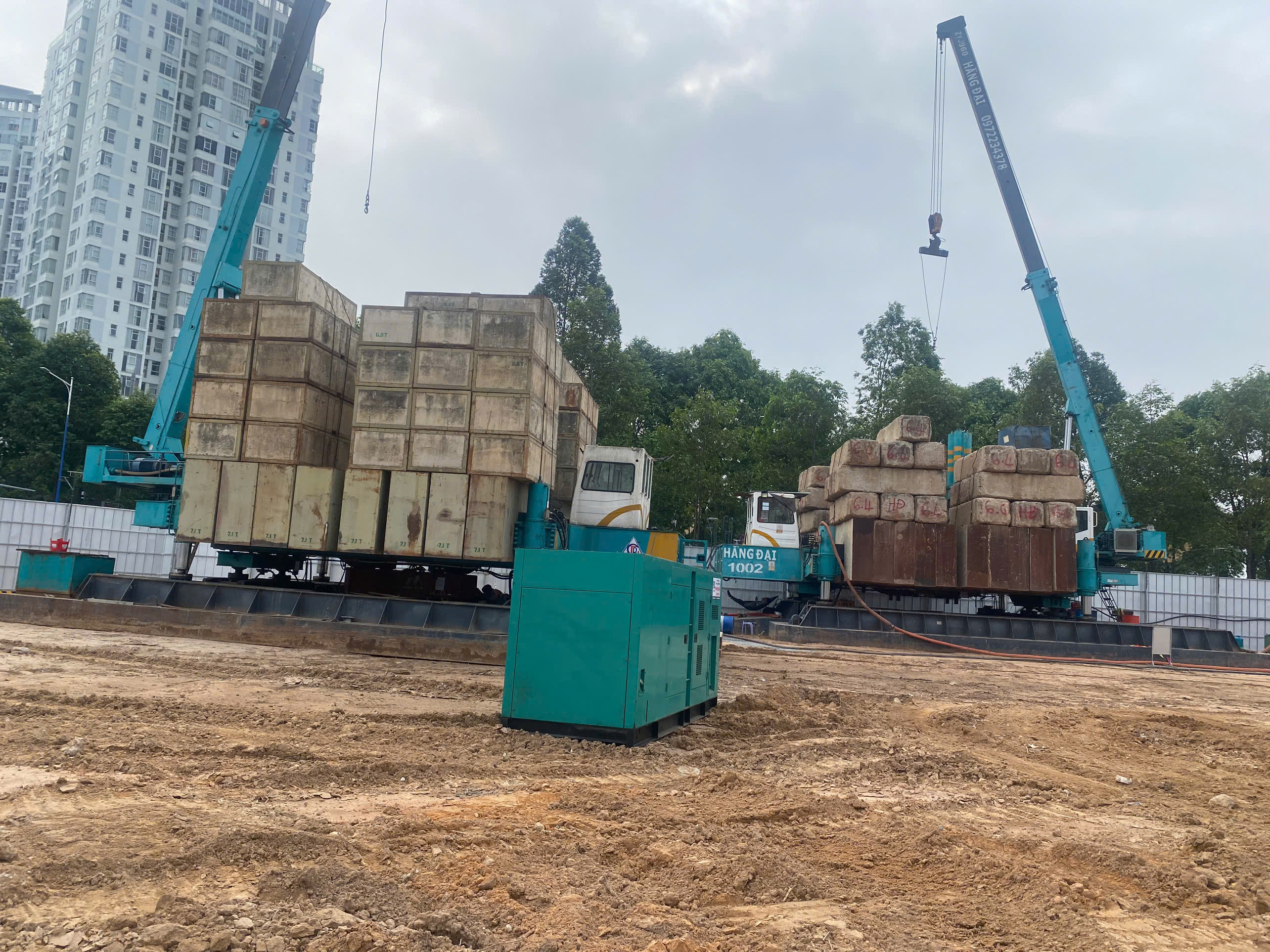 Máy phát điện Cummins 350kVA NTA855 tại công trình Sycamore Capitaland Bình Dương
