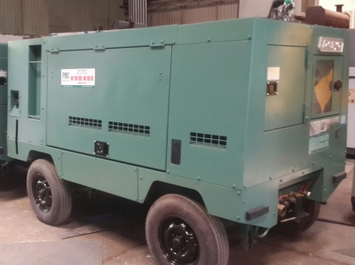 Cho thuê máy nén khí Denyo DIS-390SS (8bar) tại Dự án Nhà máy điện Sông Hậu